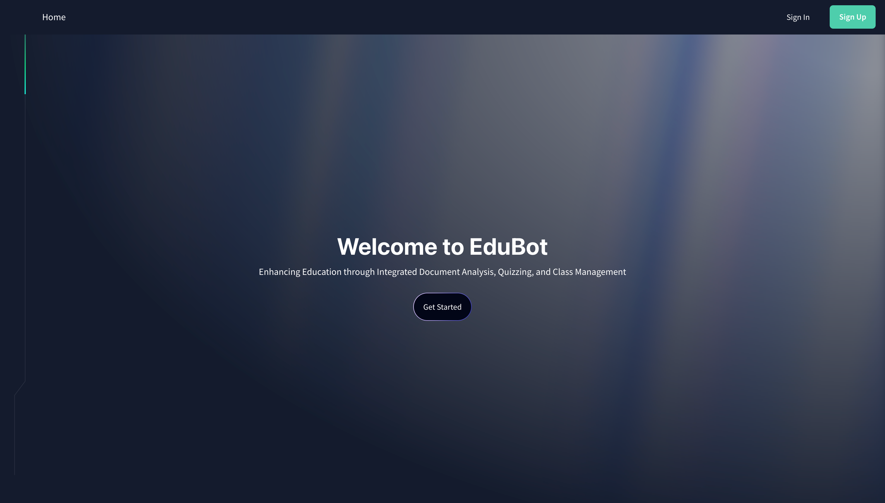 EduBot — Document Analysis Chatbot & Quiz Generator screenshot 1